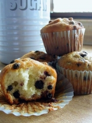 Alton Browns Blueberry Muffins